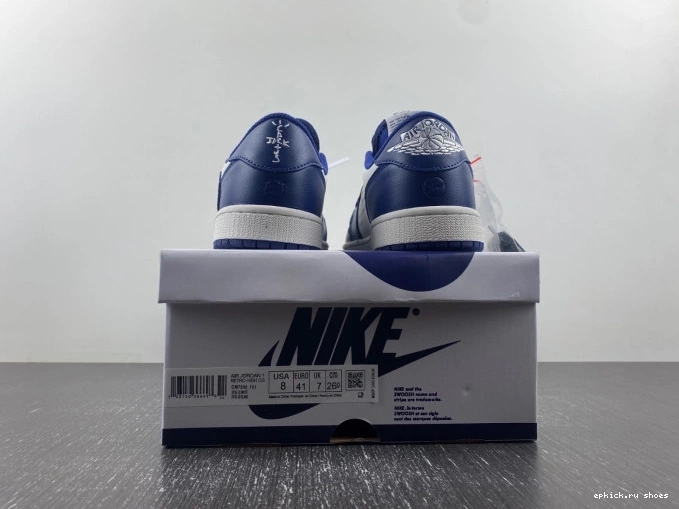 Rep SCOTT DM7890-101 OFF-WHITE JORDAN CUSTOM X TRAVIS AIR X 1 0714